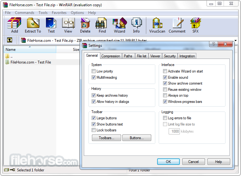 WinRAR (bit) Download for Windows xp 64/32 bit